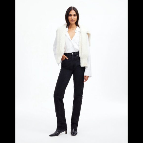 Madewell The Curvy '90s Straight Jean Women Size 25 NWOT - Picture 1 of 9